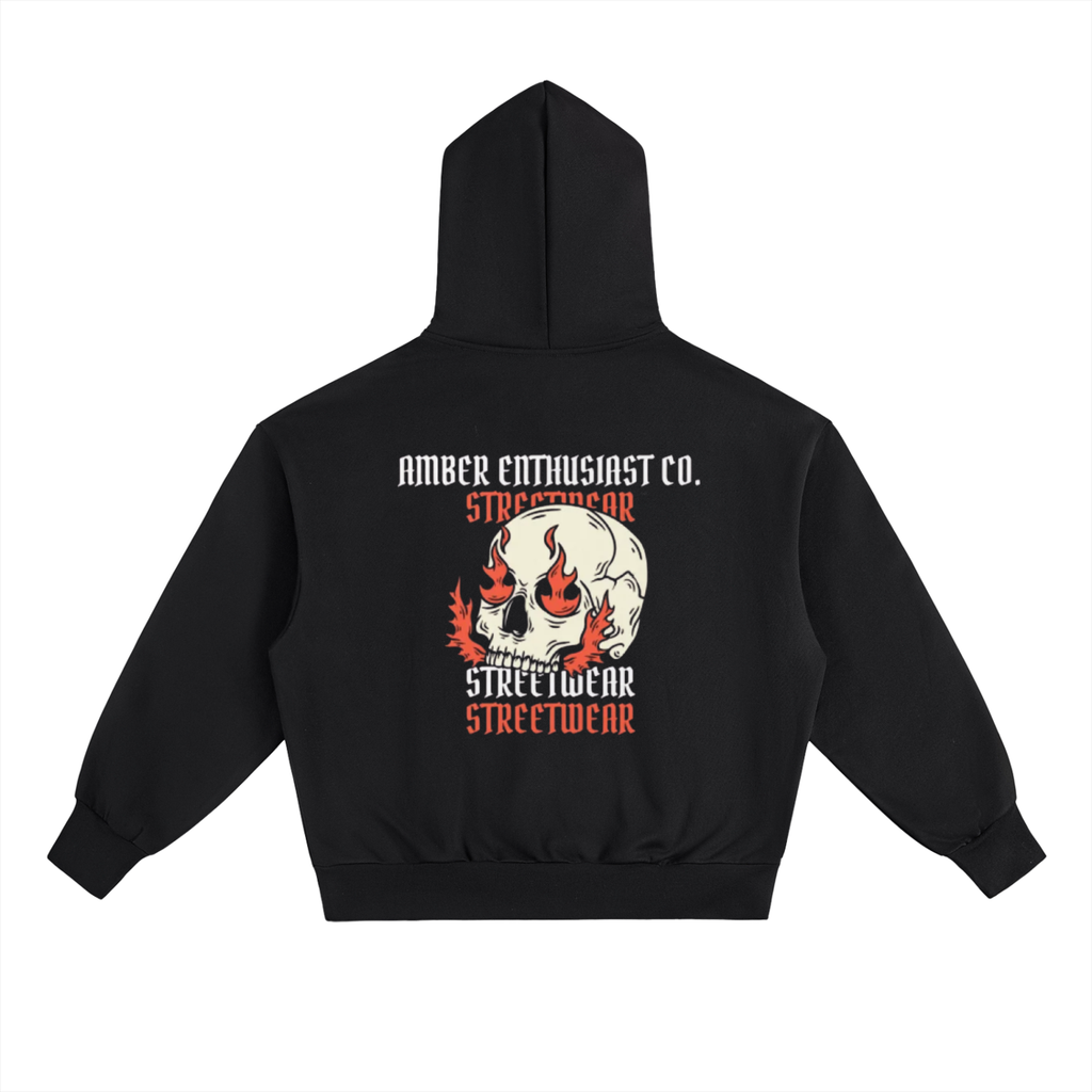 Amber Enthusiast Co. Streetwear Essential Heavyweight Fleece Hoodie