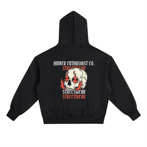 Amber Enthusiast Co. Streetwear Essential Heavyweight Fleece Hoodie