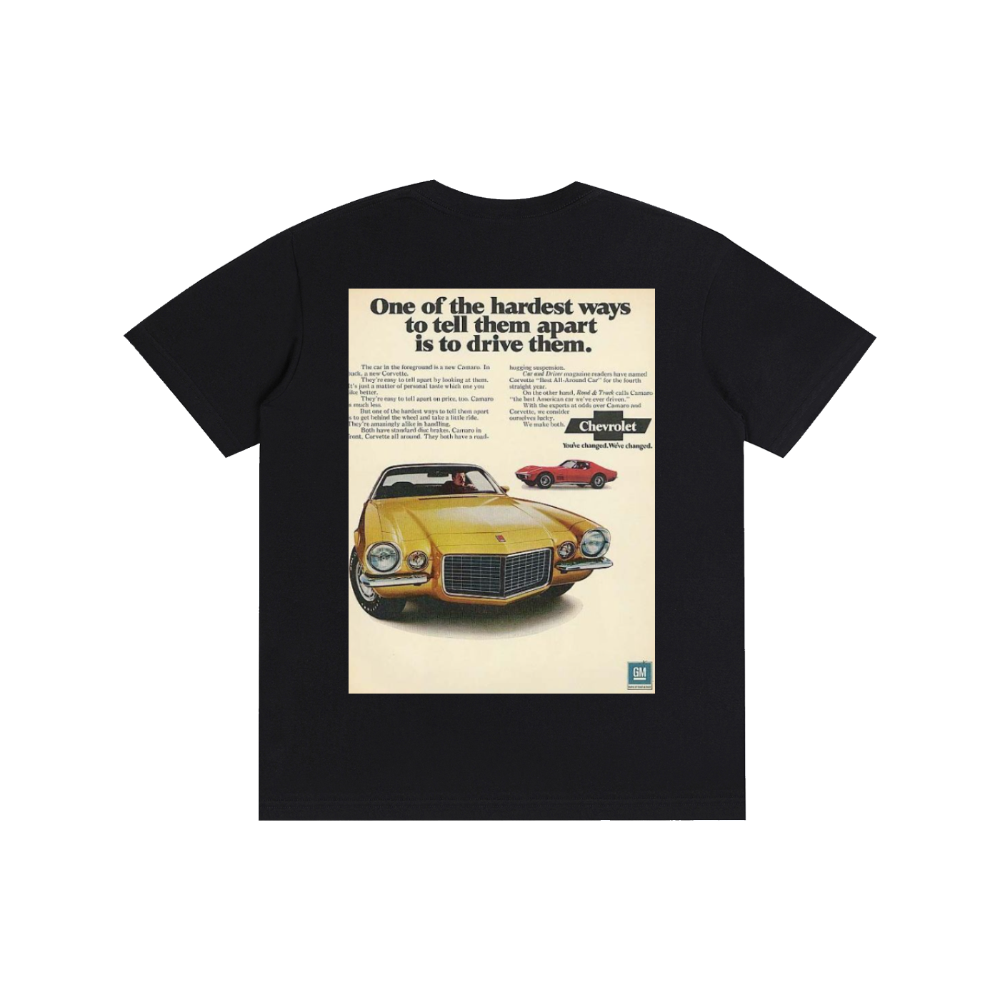Camaro Gen 2 Vintage Ad Pure Cotton Unisex T-Shirt