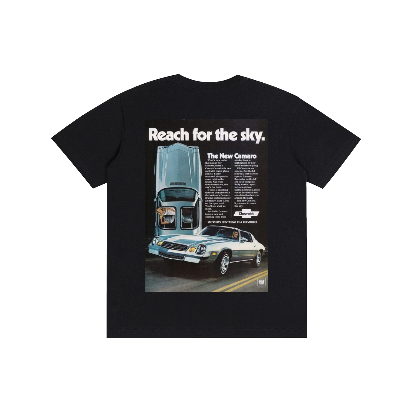 Vintage Camaro Ad Pure Cotton Unisex T-Shirt