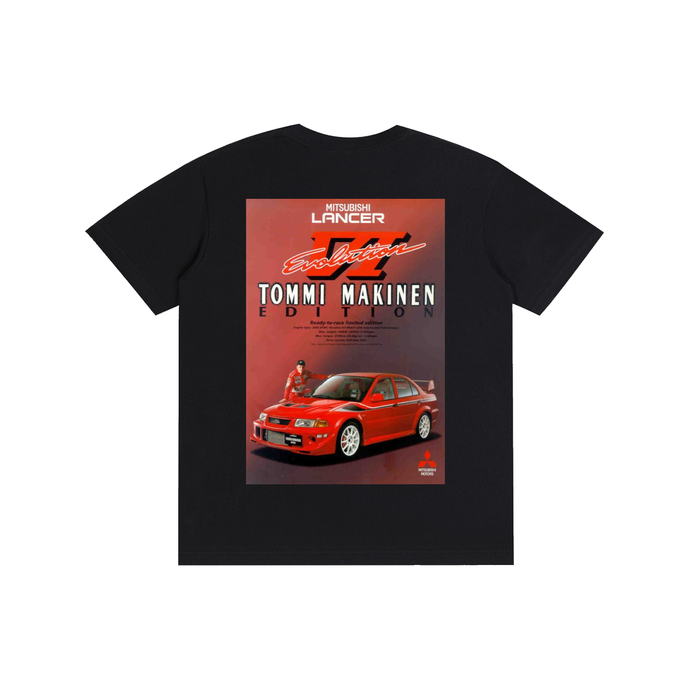 Mitshibushi Evo Pure Cotton Unisex T-Shirt