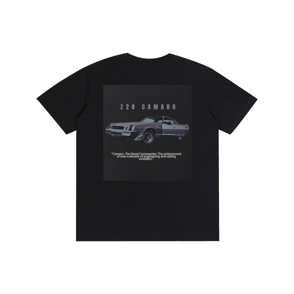Z28 Camaro black and White Pure Cotton Unisex T-Shirt